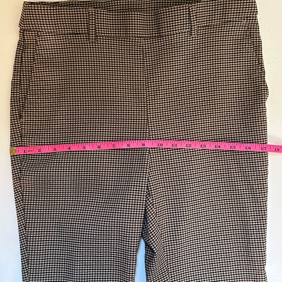 Rafaella women's Houndstooth Brown & Black Pants Size 12 - Picture 7 of 9